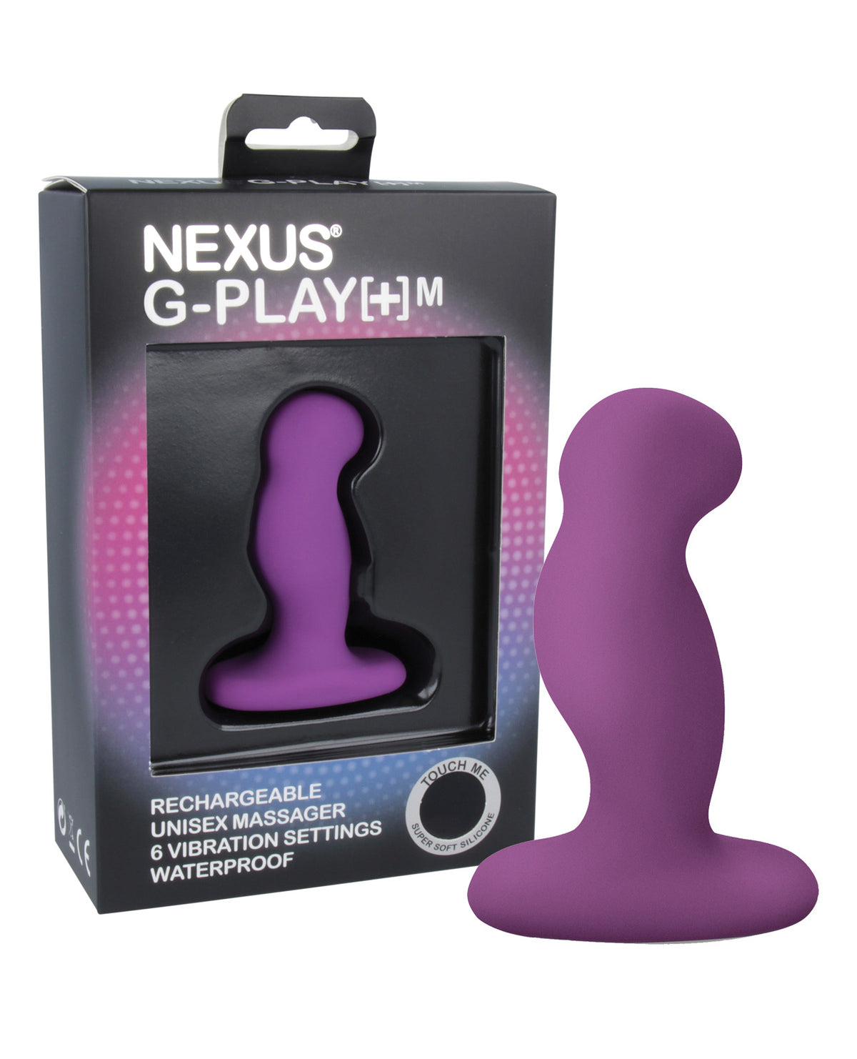 Nexus GPLAYMED Unisex Rechargeable Vibrator - Purple