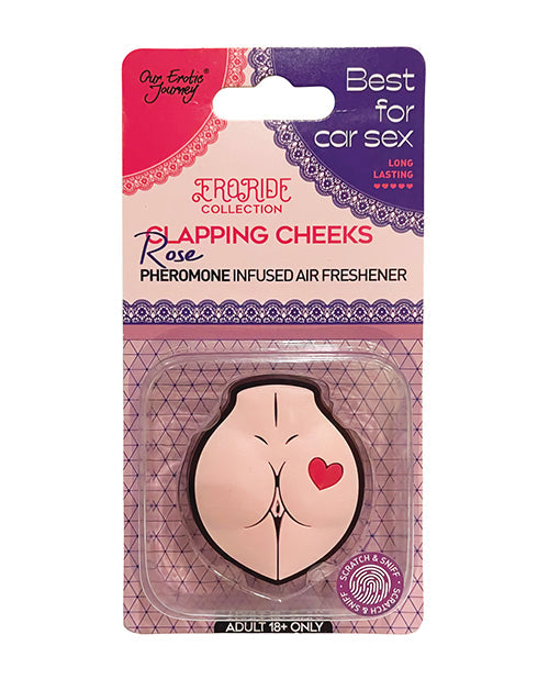 The Soft Hum EroRide Clapping Cheeks Pheromone Infused Air Freshener - Rose