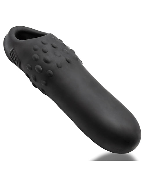 The Soft Hum Oxballs Knotter Velvety Swelled Adjust-Fit Cocksheath - Special Edition Night