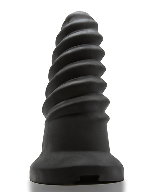 The Soft Hum Oxballs Screwdhole Screw'd-in Open Tip Masturbator - Black