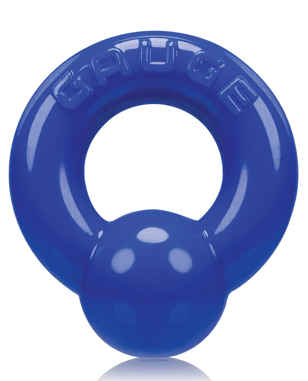 The Soft Hum Oxballs Gauge Cockring - Police Blue