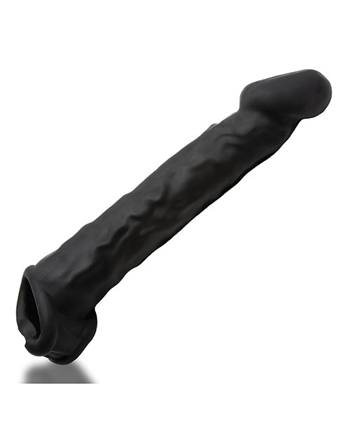 The Soft Hum Oxballs Muscle Ripped Inner Ribbed Velvet-Smooth Cocksheath - Special Edition Black