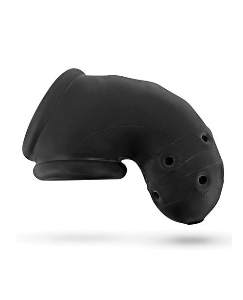 The Soft Hum Oxballs Airlock Air-Lite Vented Chastity - Black Ice