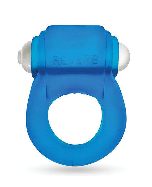 The Soft Hum Oxballs Glowdick Cockring w/LED - Blue Ice