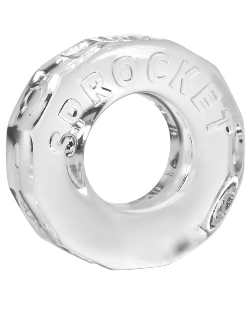 The Soft Hum Oxballs Atomic Jock Sprocket Cockring - Clear
