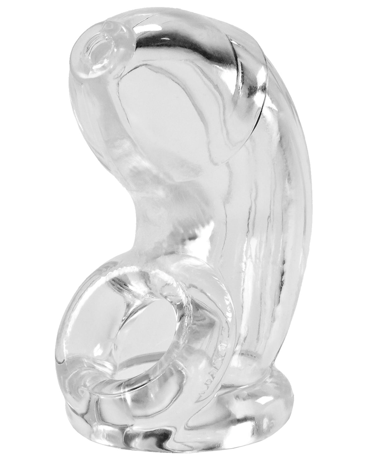 The Soft Hum Oxballs Cock Lock Cock Cage - Clear