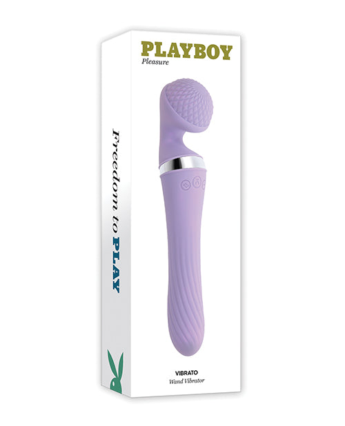 The Soft Hum Playboy Pleasure Vibrato Wand Vibrator - Lilac