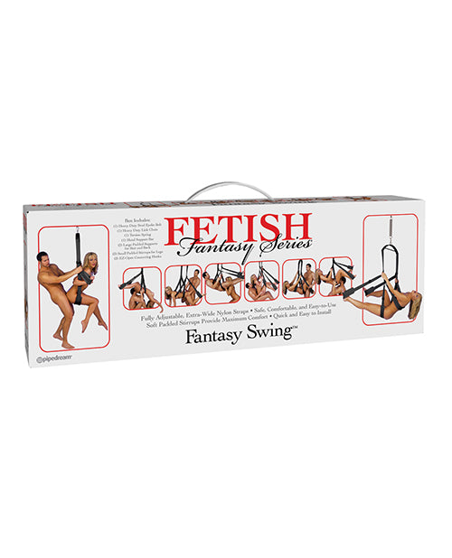 The Soft Hum Fetish Fantasy Series Sex Swing - Black