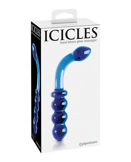 The Soft Hum Icicles No. 31 Hand Blown Glass - Blue G Spot