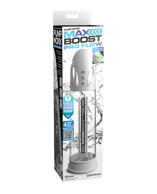 The Soft Hum Pump Worx Max Boost Pro - White/Clear