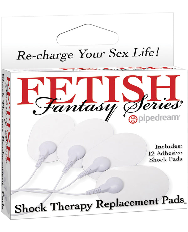 The Soft Hum Fetish Fantasy Series Shock Therapy Replacement Pads - 12 pc