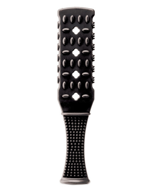 The Soft Hum Fetish Fantasy Series Rubber Paddle - Black