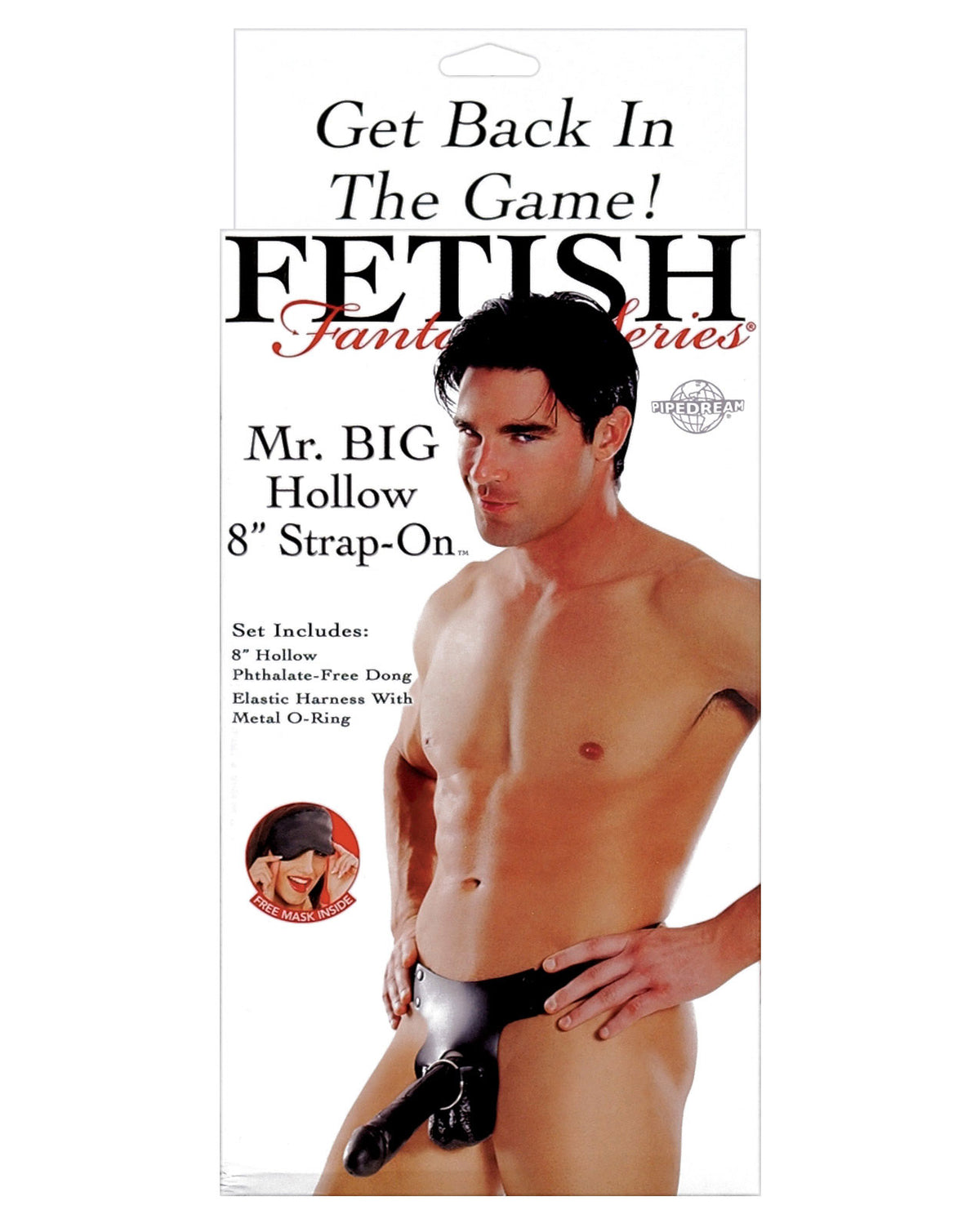 The Soft Hum Fetish Fantasy Series Mr. Big Hollow 8" Strap-On