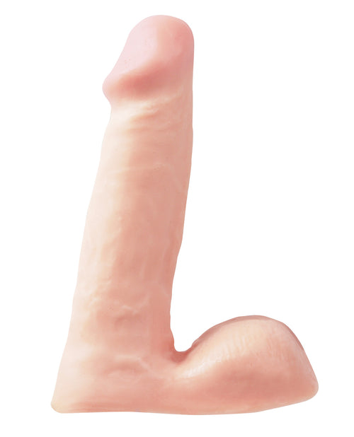 The Soft Hum Basix Rubber Works 6" Dong - Flesh - Image 2