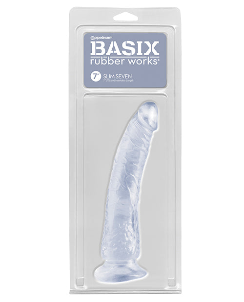 The Soft Hum Basix Rubber Works 7" Slim Dong - Clear