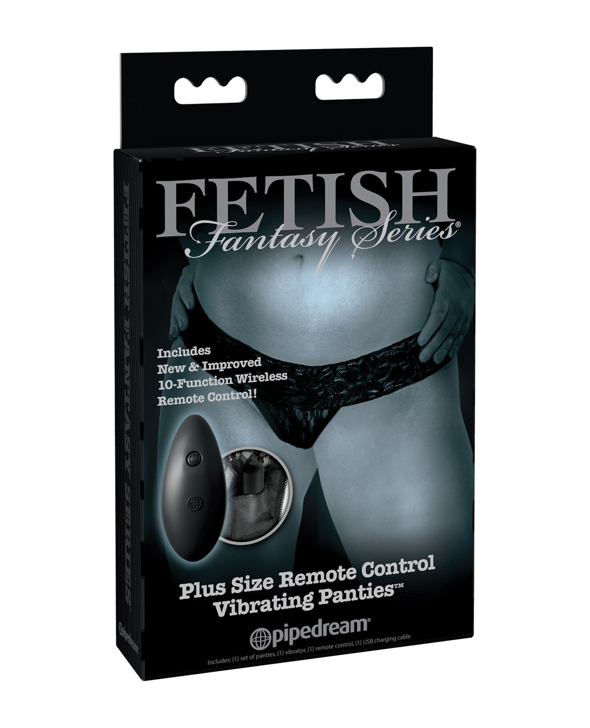The Soft Hum Fetish Fantasy Limited Edition Remote Control Vibrating Panties - Plus Size