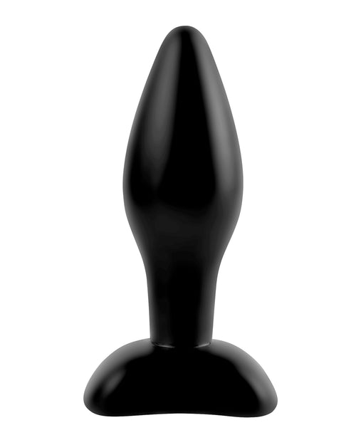 The Soft Hum Anal Fantasy Collection Small Silicone Plug - Black - Image 2