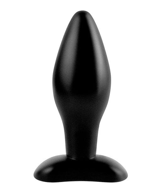The Soft Hum Anal Fantasy Collection Medium Silicone Plug - Black - Image 2