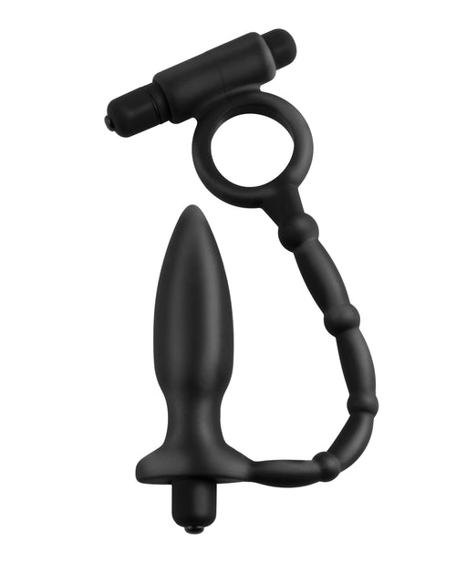 The Soft Hum Anal Fantasy Collection Ass Kicker w/Cockring - Black - Image 2