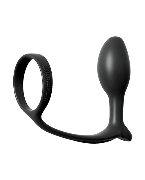 The Soft Hum Anal Fantasy Ass-Gasm Cockring Beginners Plug - Black - Image 2