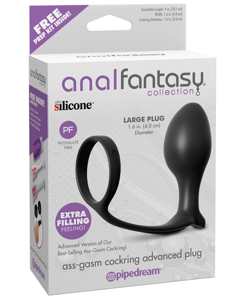 The Soft Hum Anal Fantasy Collection Ass Gasm Advanced Plug w/Cockring