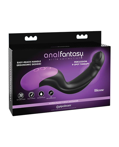 The Soft Hum Anal Fantasy Elite Collection Hyper Pulse P Spot Massager - Black