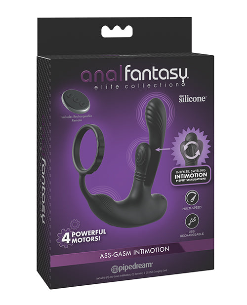 The Soft Hum Anal Fantasy Elite Ass-Gasm IntiMotion - Black