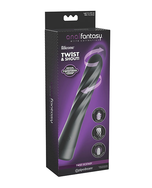 The Soft Hum Anal Fantasy Elite Twist Ecstasy - Black