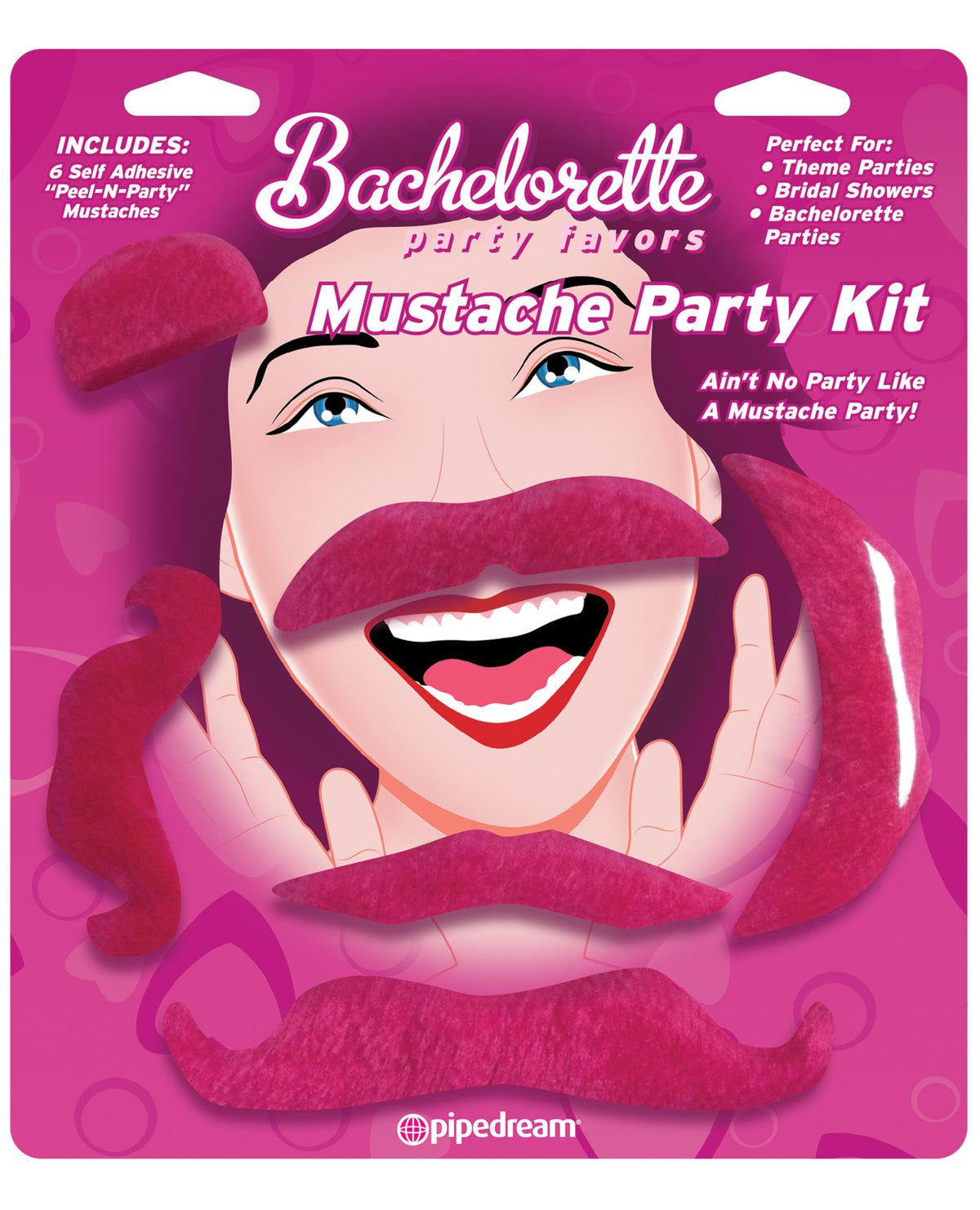 The Soft Hum Pipedream Bachelorette Party Favors Mustache Party Kit