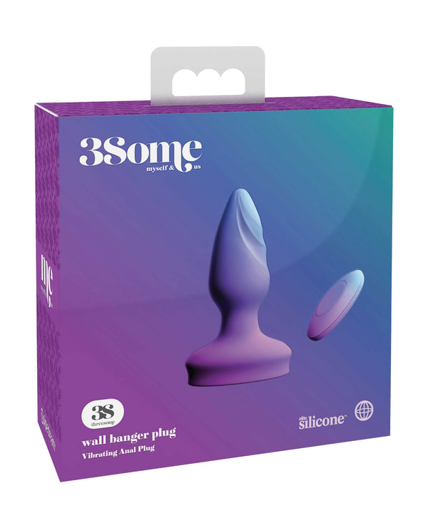 The Soft Hum Threesome Wall Banger Plug - Purple