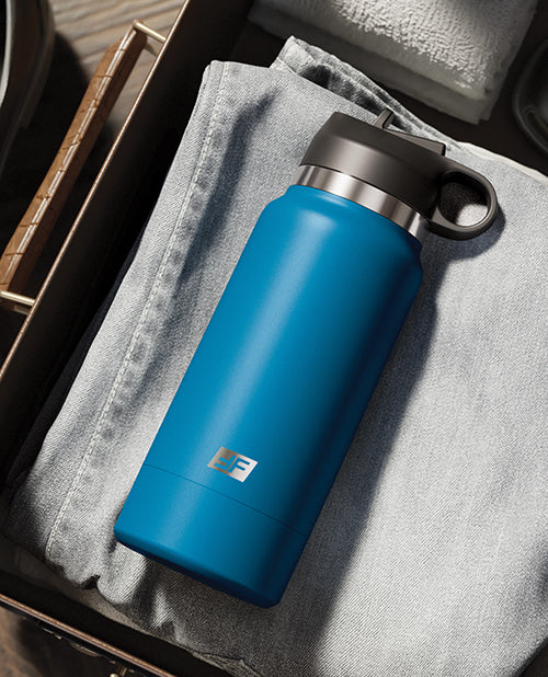 The Soft Hum PDX Plus Fuck Flask Private Pleaser Stroker - Light/Blue