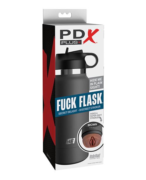 The Soft Hum PDX Plus Fuck Flask Secret Delight Stroker - Brown/Grey