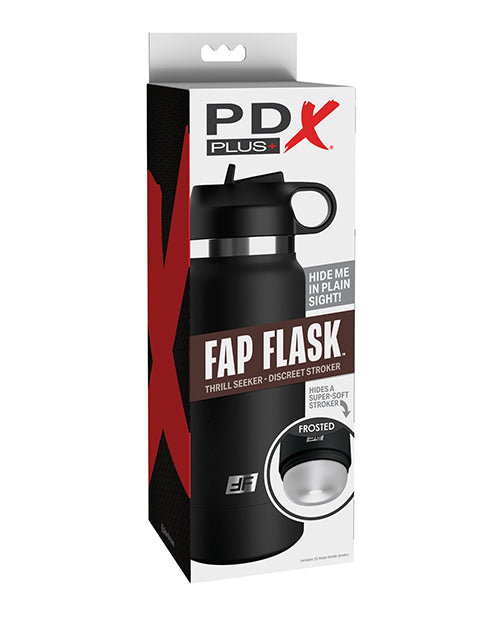The Soft Hum PDX Plus Fap Flask Thrill Seeker Stroker - Frosted/Black