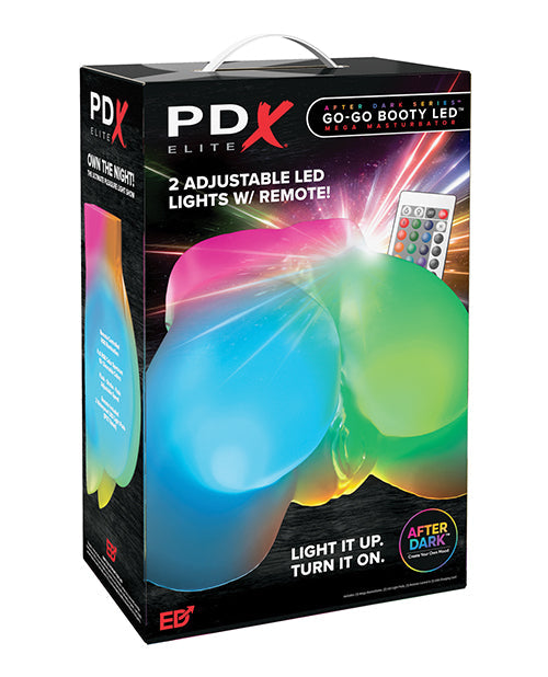 The Soft Hum PDX Elite Go-Go Booty LED Mega Masturbator - Frosted
