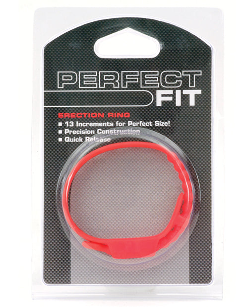The Soft Hum Perfect Fit Speed Shift 17 Adjustments Cock Ring - Red