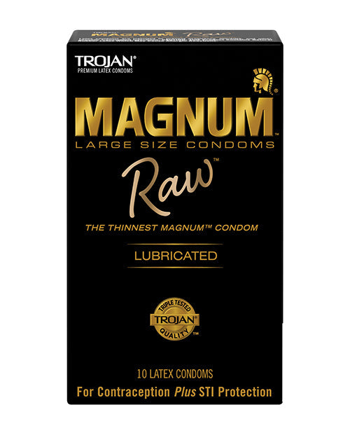 The Soft Hum Trojan Magnum Raw Condoms - Pack of 10