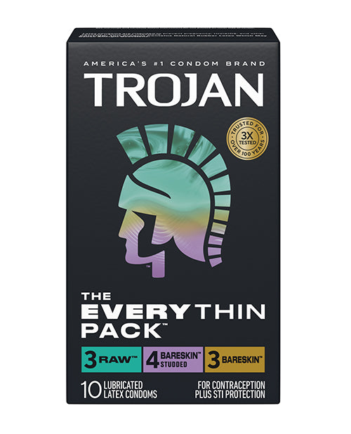 The Soft Hum Trojan BareSkin EveryTHIN Condoms - Variety Pack of 10