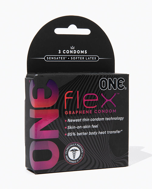 The Soft Hum One Flex Ultra-Thin Condoms - Pack of 3