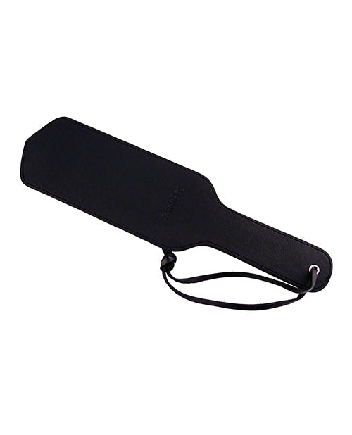 The Soft Hum Rouge Fetish Play Vegan Leather Paddle - Black