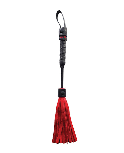 The Soft Hum Rouge Mini Leather Flogger - Red