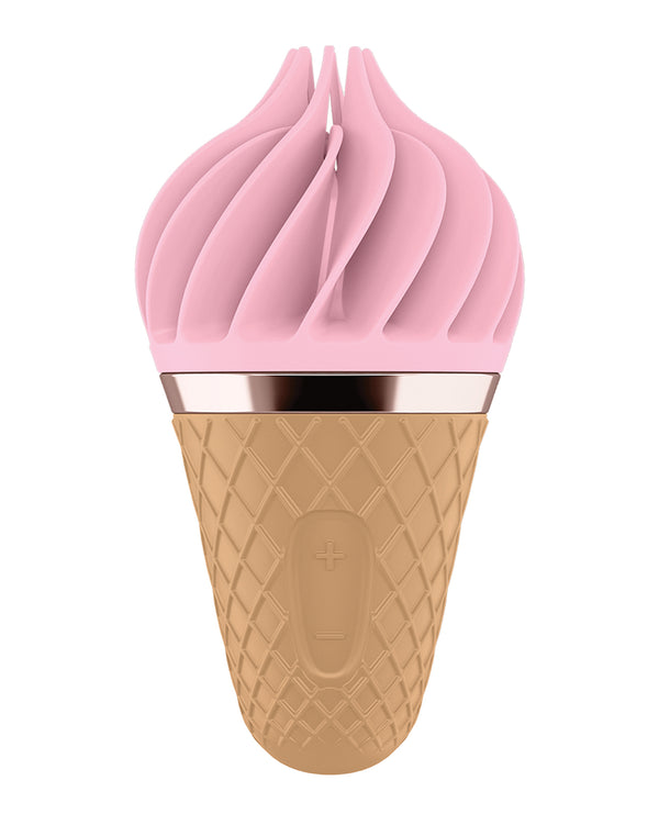 The Soft Hum Satisfyer Sweet Treat - Pink/Brown