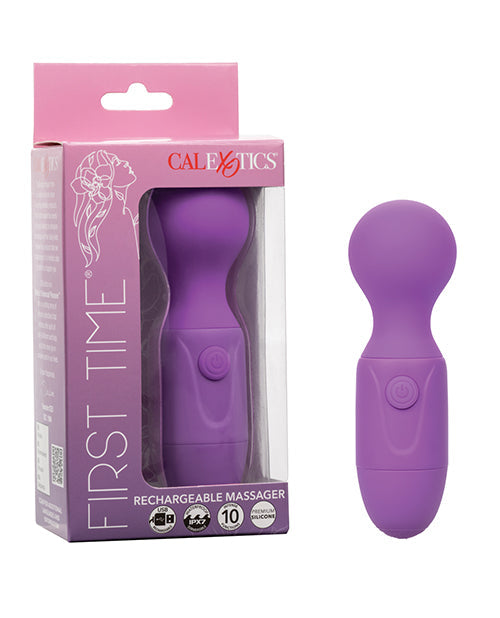 The Soft Hum First Time Rechargeable Vibrator Massager - Purple