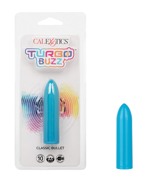 The Soft Hum Turbo Buzz Classic Bullet Stimulator - Blue