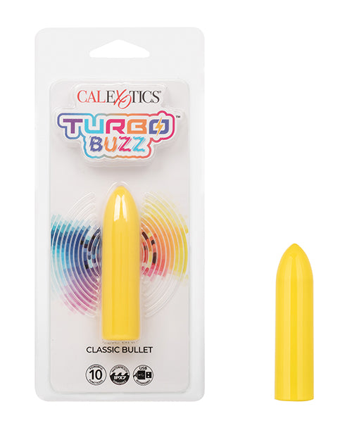 The Soft Hum Turbo Buzz Classic Bullet Stimulator - Yellow
