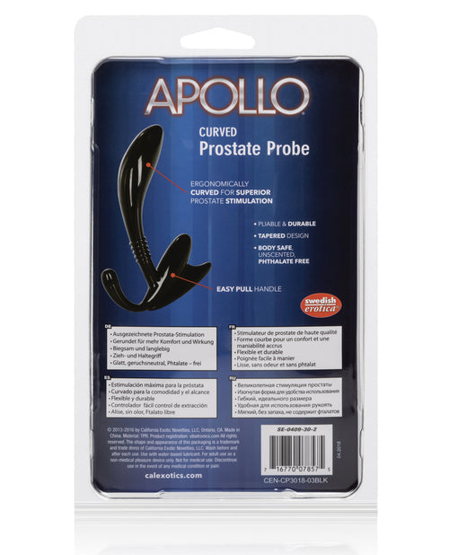 Apollo Curved Prostate Probe - Black (2)