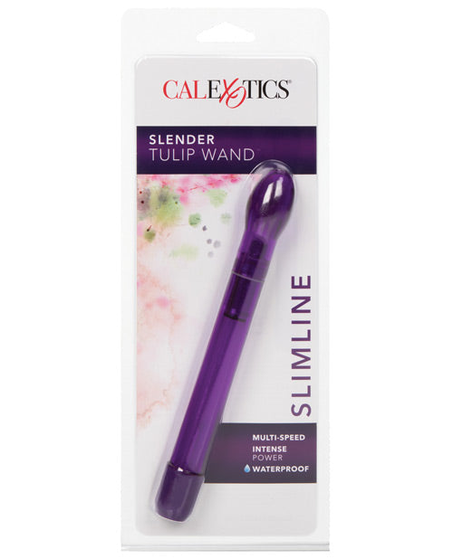 The Soft Hum 6.5" Slender Tulip Wand - Violet