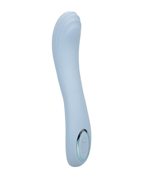 The Soft Hum Azure Collection Contoured G Vibrator - Blue - Image 2