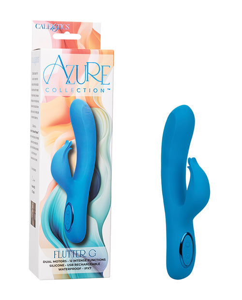 The Soft Hum Azure Collection Flutter G Vibrator - Blue