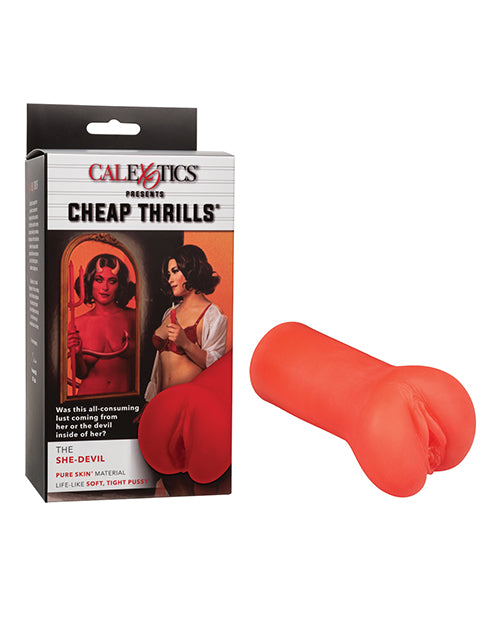 The Soft Hum Cheap Thrills The She-Devil Pussy Masturbator - Red
