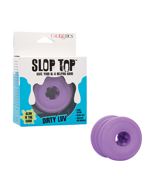 The Soft Hum Slop Top Glow in the Dark Dirty Luv Stroker - Purple